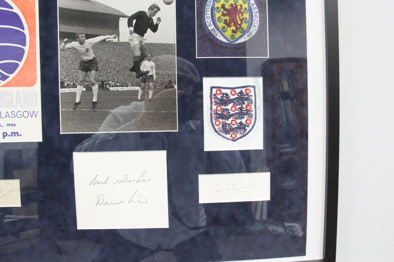 Load image into Gallery viewer, England 1966 World Cup Winners Tribute Personally Signed by 3 Legends, Framed
