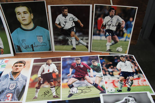 England Football - Signed Photos - Massive Collection