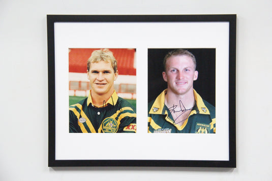 "Great Sons of Queensland" - Personally Signed by Darren Lockyer and Allan Langer