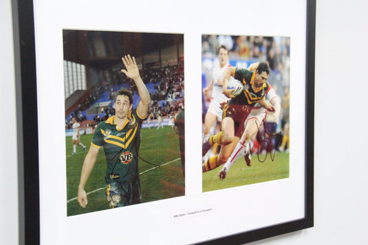Billy Slater - Farewell to a Champion, Personally Signed Twice, Framed