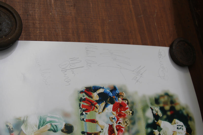 Load image into Gallery viewer, Wales 2005 Grand Slam Winning Rugby Team Hand Signed Poster
