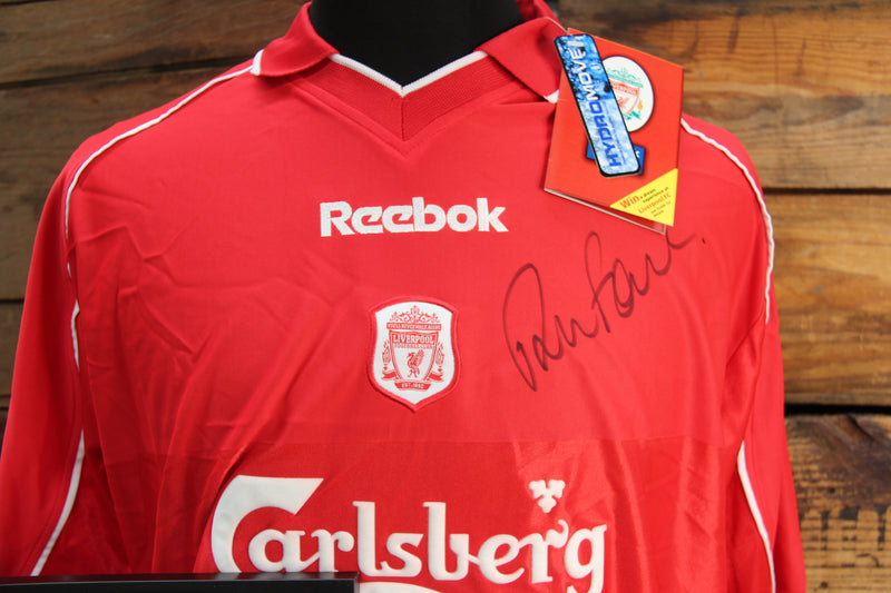 Load image into Gallery viewer, Robbie Fowler Personally Signed Liverpool FC Shirt and Signed/Framed Photo
