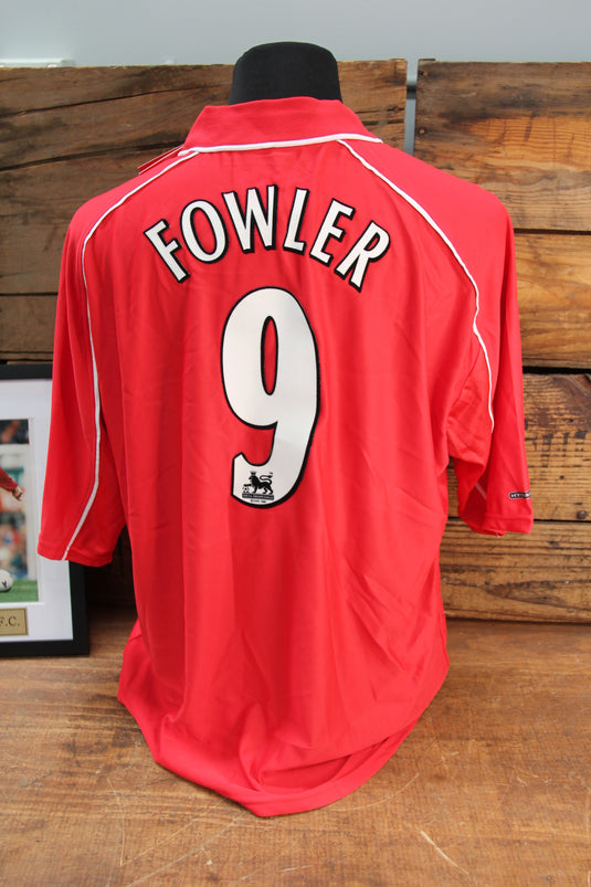 Robbie Fowler Personally Signed Liverpool FC Shirt and Signed/Framed Photo