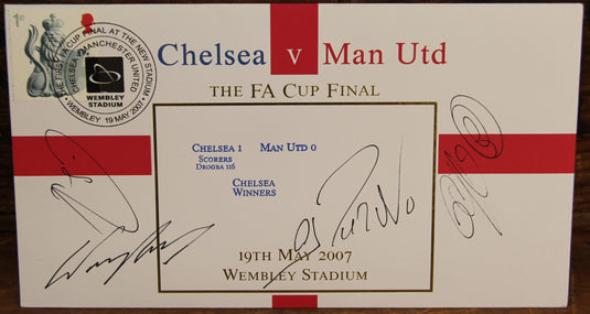 Manchester United FDC Personally Signed by Ronaldo, Giggs, Rooney, Ferdinand