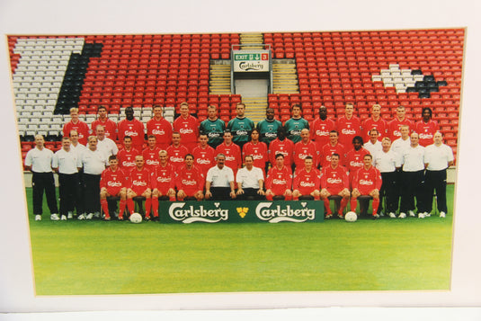 Liverpool FC 2000/2001 Pennant Personally Signed by 11