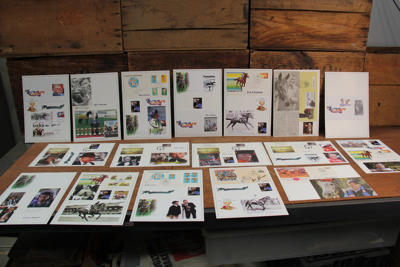 Load image into Gallery viewer, Horse Racing - Legends of the Track Signed by a Multitude of Stars
