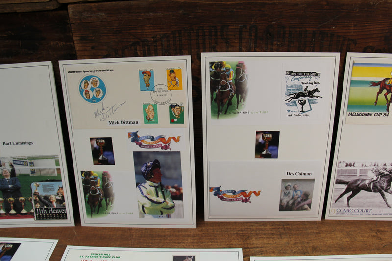 Load image into Gallery viewer, Horse Racing - Legends of the Track Signed by a Multitude of Stars
