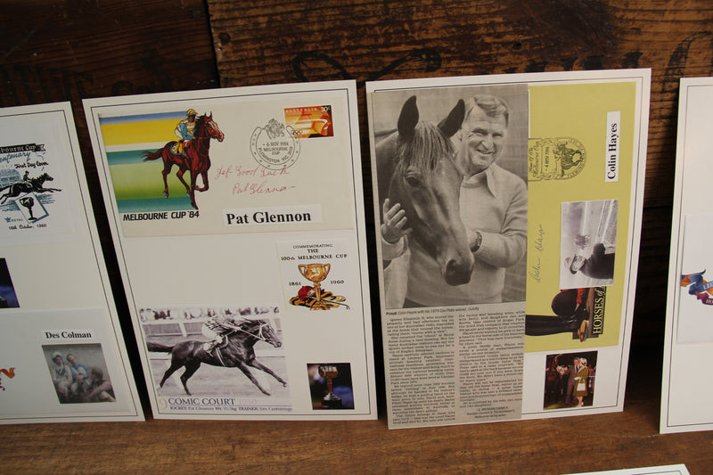 Load image into Gallery viewer, Horse Racing - Legends of the Track Signed by a Multitude of Stars
