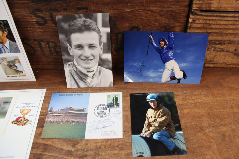 Load image into Gallery viewer, Horse Racing - Legends of the Track Signed by a Multitude of Stars
