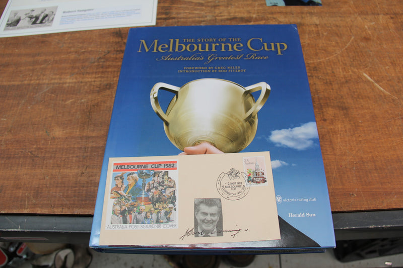 Load image into Gallery viewer, Horse Racing - Legends of the Track Signed by a Multitude of Stars
