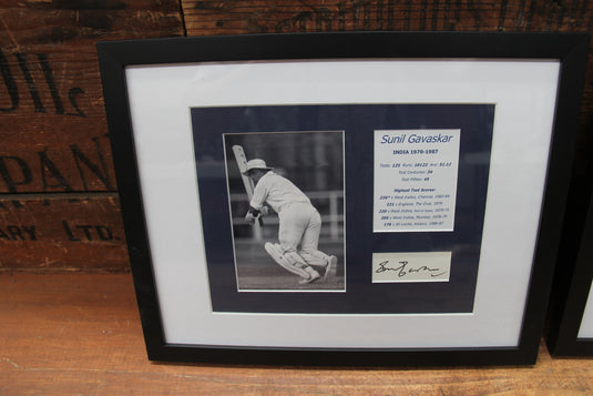 India - Sachin Tendulkar and Sunil Gavaskar Personally Signed Tributes (2)