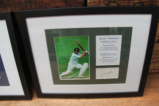India - Sachin Tendulkar and Sunil Gavaskar Personally Signed Tributes (2)