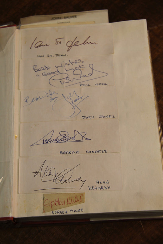 Liverpool 1892-1986 History Personally Signed by a Multitude of Greats