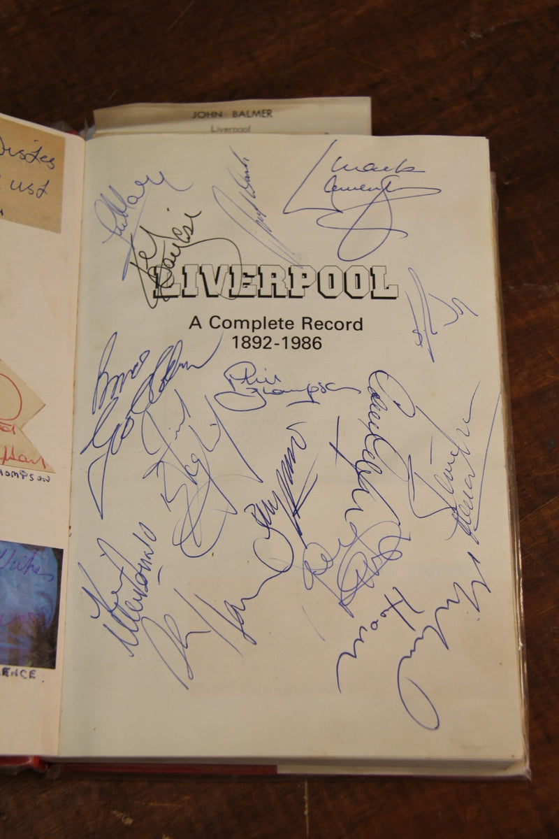 Load image into Gallery viewer, Liverpool 1892-1986 History Personally Signed by a Multitude of Greats
