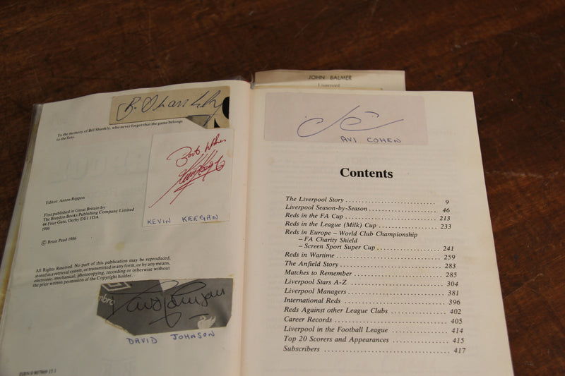 Load image into Gallery viewer, Liverpool 1892-1986 History Personally Signed by a Multitude of Greats
