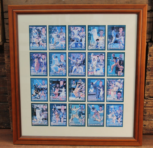 Australian Cricket Greats - Personally Signed by 20 Incl. Warne, Hayden, Gilchrist