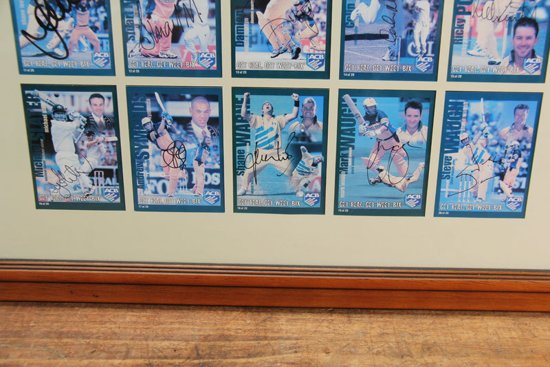Load image into Gallery viewer, Australian Cricket Greats - Personally Signed by 20 Incl. Warne, Hayden, Gilchrist
