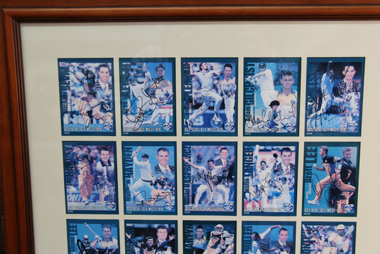 Australian Cricket Greats - Personally Signed by 20 Incl. Warne, Hayden, Gilchrist