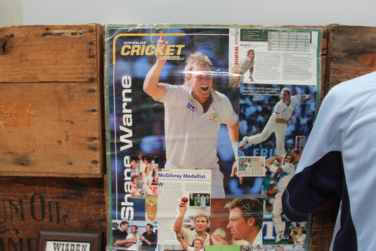 Shane Warne's Final Test - Collection Including Signed & Inscribed NSW Blues Shirt