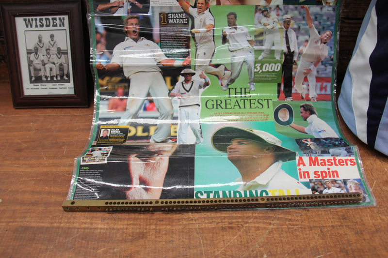Load image into Gallery viewer, Shane Warne's Final Test - Collection Including Signed &amp; Inscribed NSW Blues Shirt
