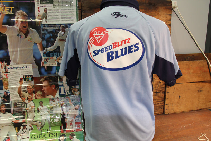 Load image into Gallery viewer, Shane Warne's Final Test - Collection Including Signed &amp; Inscribed NSW Blues Shirt
