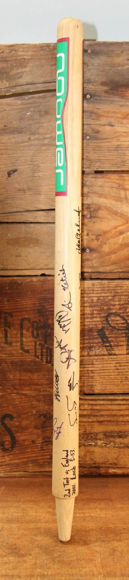 Load image into Gallery viewer, Ashes Test Stump - 5 for 53 at Lords - Jason Gillespie - Team Signed
