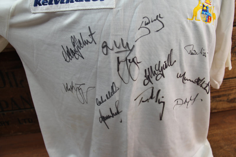 Load image into Gallery viewer, Australia v India 2001 - Jason Gillespie Test-Worn Shirt
