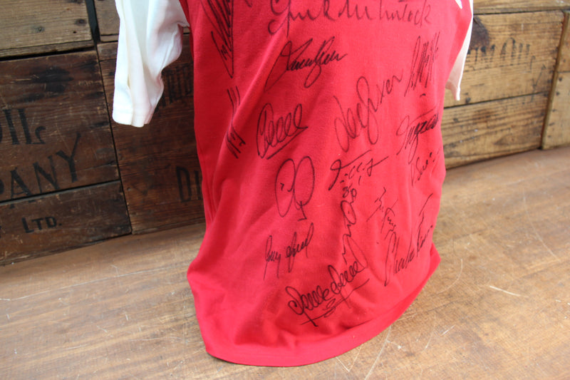 Load image into Gallery viewer, Arsenal Retro Shirt Personally Signed by a Host of Legends

