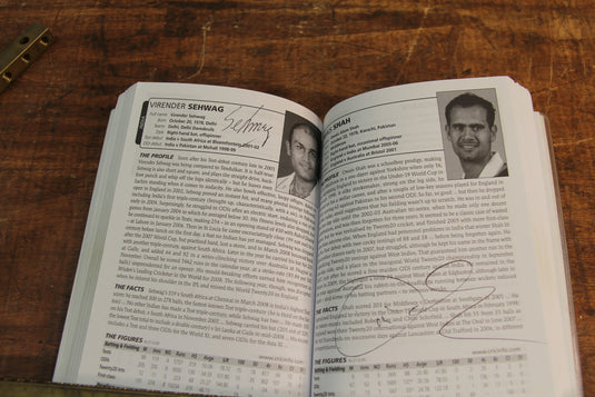 ESPN CricInfo 2010 Guide Personally Signed by a Multitude of International Players