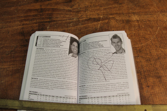 ESPN CricInfo 2010 Guide Personally Signed by a Multitude of International Players
