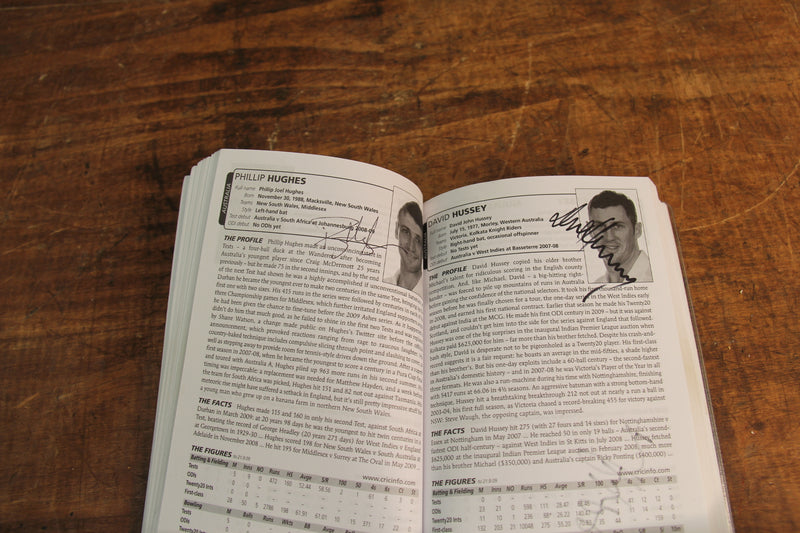 Load image into Gallery viewer, ESPN CricInfo 2010 Guide Personally Signed by a Multitude of International Players
