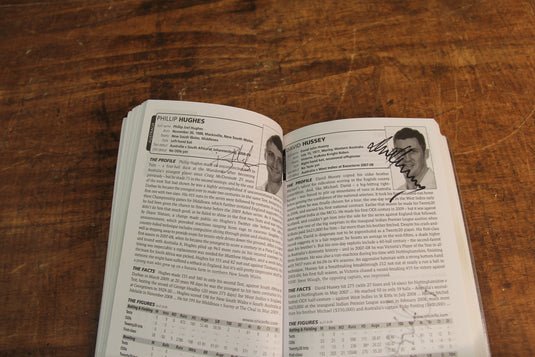 ESPN CricInfo 2010 Guide Personally Signed by a Multitude of International Players