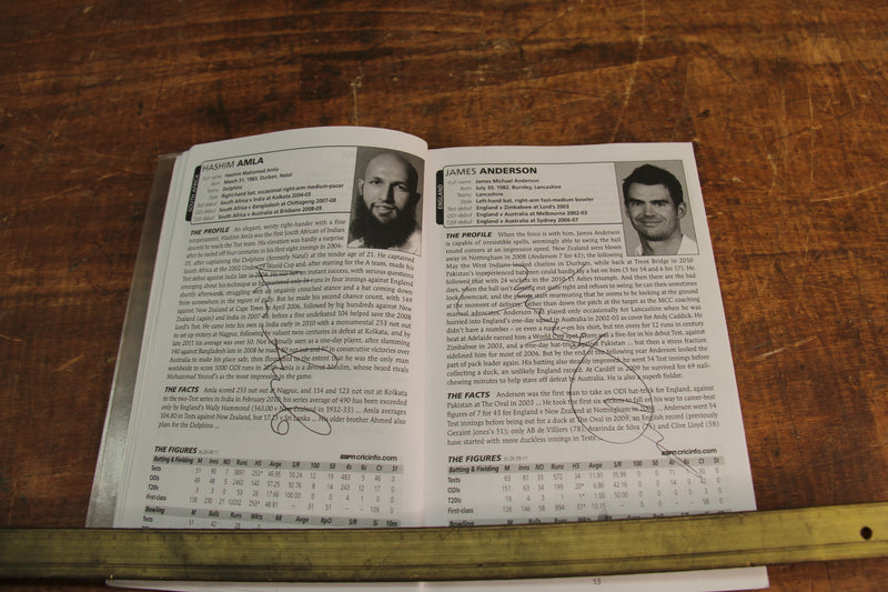 Load image into Gallery viewer, Wisden 2012 Cricket Guide Personally Signed by a Multitude of International Players

