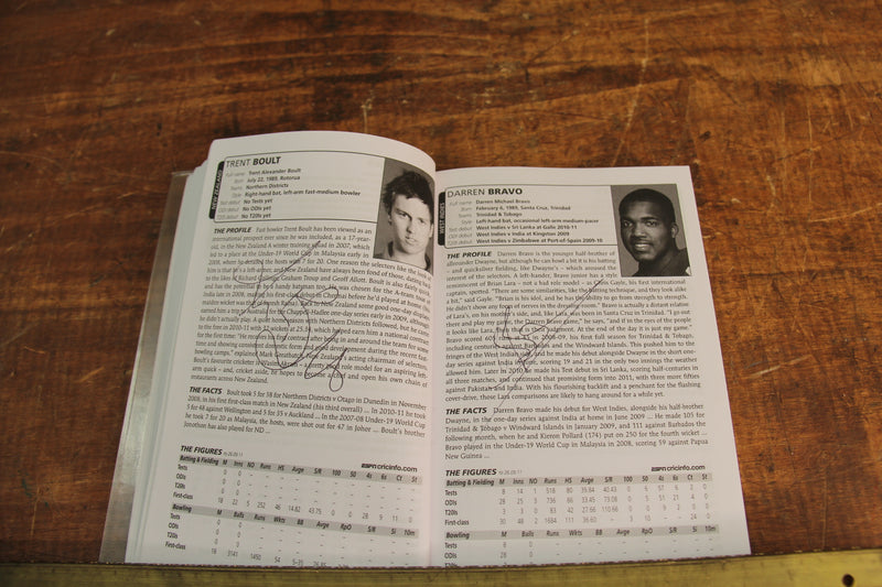 Load image into Gallery viewer, Wisden 2012 Cricket Guide Personally Signed by a Multitude of International Players
