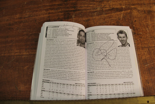 Wisden 2012 Cricket Guide Personally Signed by a Multitude of International Players