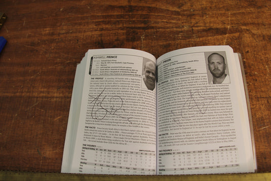 Wisden 2012 Cricket Guide Personally Signed by a Multitude of International Players