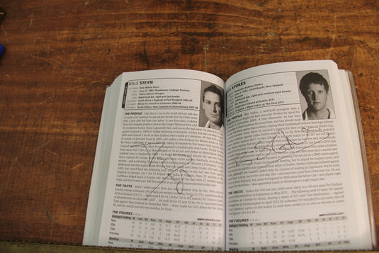 Wisden 2012 Cricket Guide Personally Signed by a Multitude of International Players