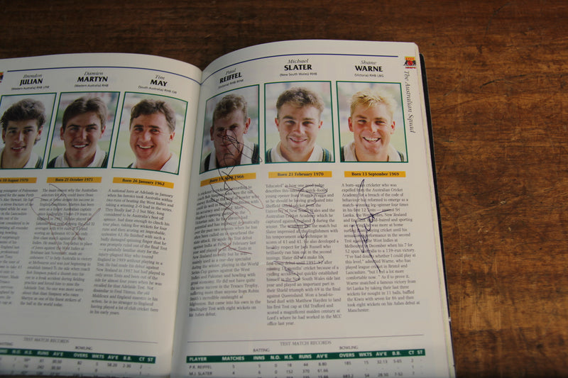 Load image into Gallery viewer, Australian Cricket - 1993 Ashes Program - Personally Signed Incl. Warne, Border
