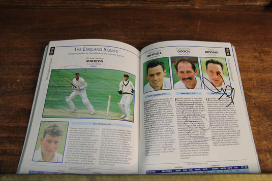 Australian Cricket - 1993 Ashes Program - Personally Signed Incl. Warne, Border