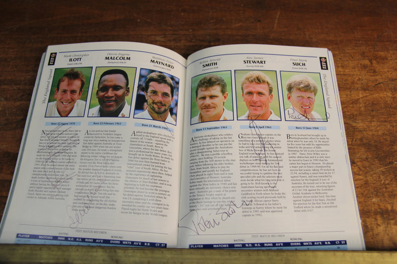 Load image into Gallery viewer, Australian Cricket - 1993 Ashes Program - Personally Signed Incl. Warne, Border
