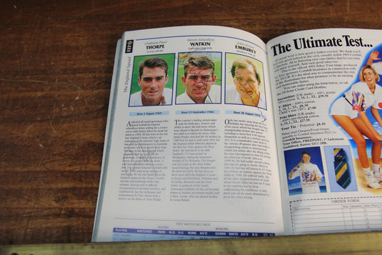 Australian Cricket - 1993 Ashes Program - Personally Signed Incl. Warne, Border