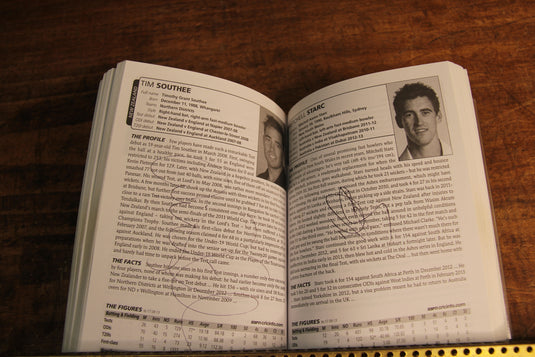 Wisden 2014 Cricket Guide Personally Signed by a Multitude of International Players