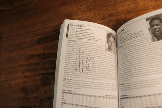 Wisden 2014 Cricket Guide Personally Signed by a Multitude of International Players