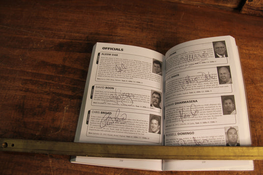 Wisden 2014 Cricket Guide Personally Signed by a Multitude of International Players