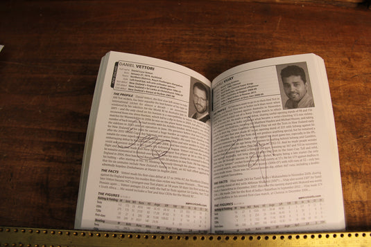 Wisden 2014 Cricket Guide Personally Signed by a Multitude of International Players