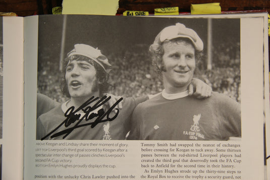 Liverpool History Personally Signed 8 Times by Kevin Keegan + Many Other Legends