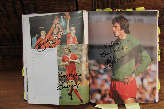 Liverpool History Personally Signed 8 Times by Kevin Keegan + Many Other Legends