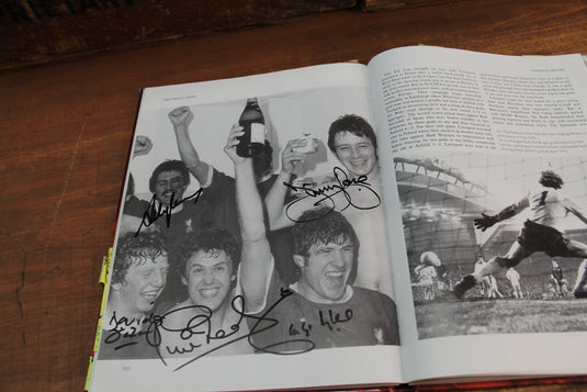 Liverpool History Personally Signed 8 Times by Kevin Keegan + Many Other Legends