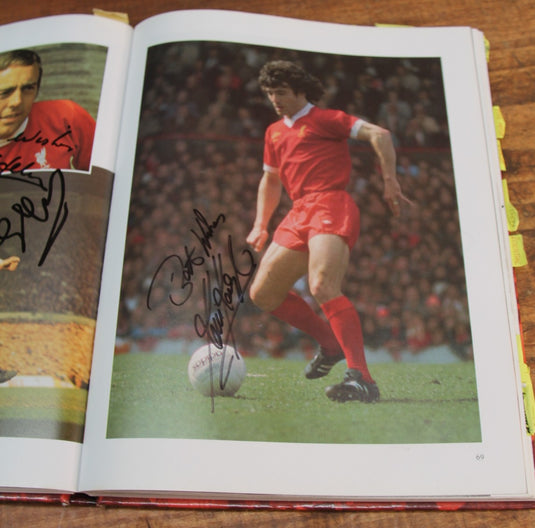 Liverpool History Personally Signed 8 Times by Kevin Keegan + Many Other Legends