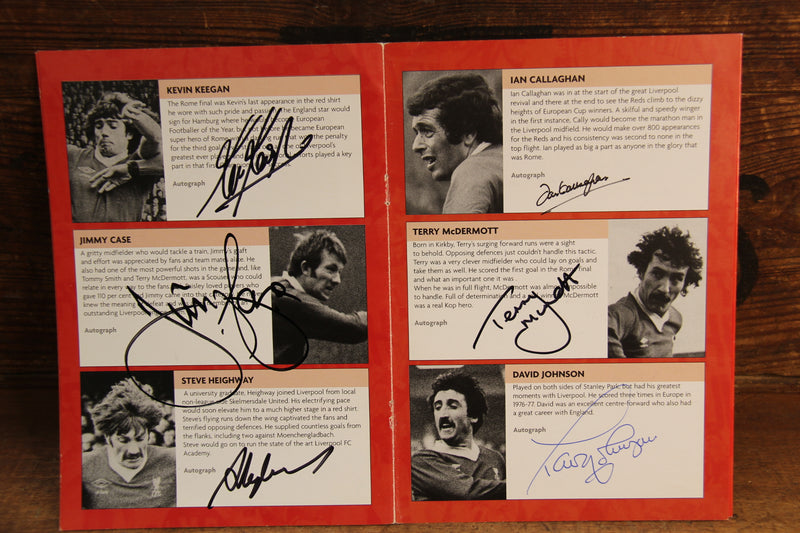 Load image into Gallery viewer, Liverpool 1977 European Champions Team-Signed Incl Kevin Keegan, Clemence, Heighway
